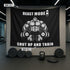 Home Gym Flag Tapestry Bodybuilding Gift Shut Up And Train Wall Art 08842