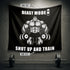 Home Gym Flag Tapestry Bodybuilding Gift Shut Up And Train Wall Art 08842