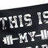 This Is My Therapy Home Gym Flag Motivational Quote for Bodybuilding 08868