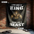 Lion King Banner and Flag for Home Gym Decor 09510