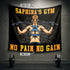 Personalized Gym Flag for Home and Garage Gyms | Vibrant Workout Flags 10151