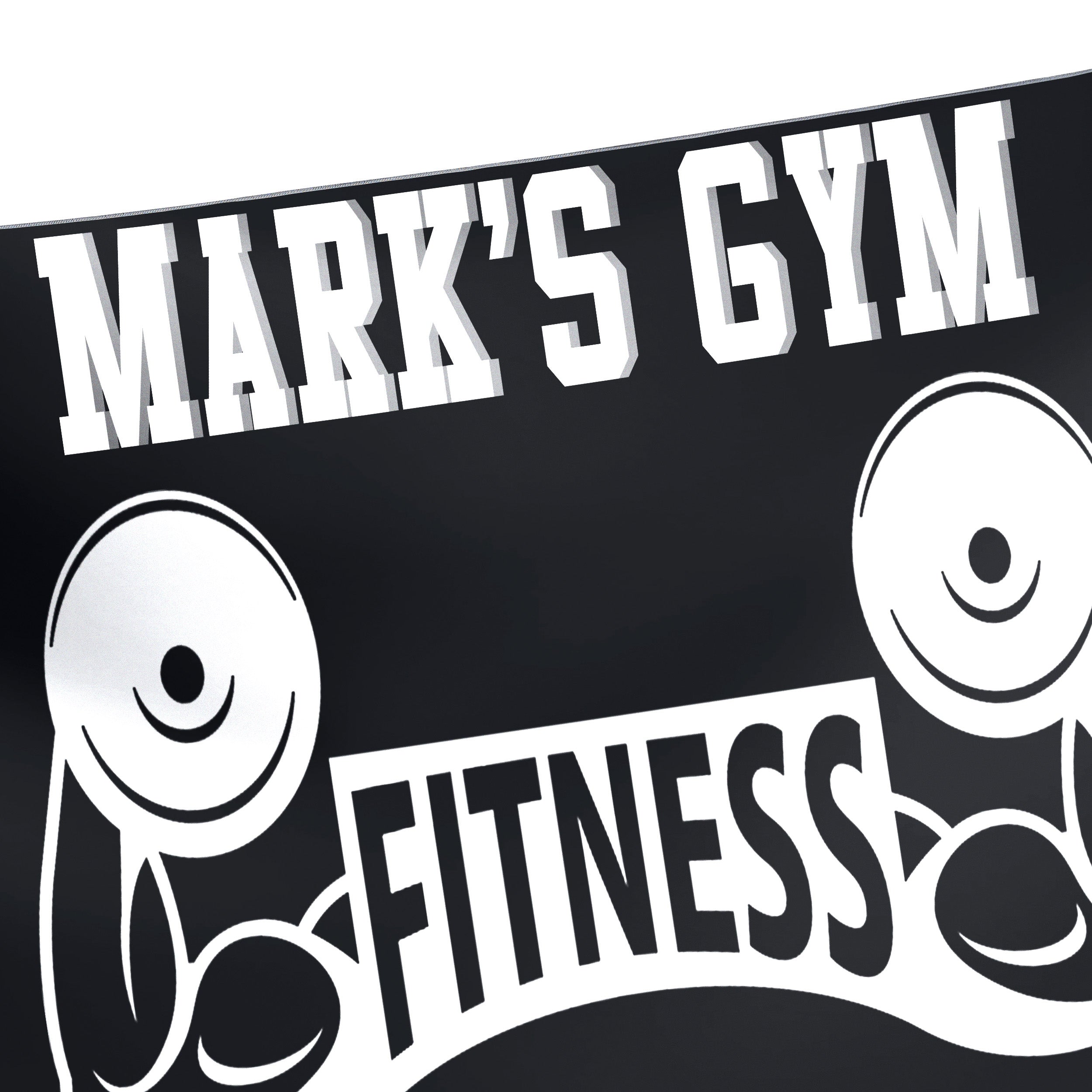 Personalized Motivational Gym Flag for Gym Club Decor 10189