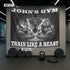 Muscle Gorilla Gym Flag for Home and Garage Gym - Customized Workout Flags 10286