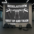 Personalized Home Gym Decor Muscle Man Wall Art Banner Flag  10340