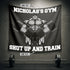 Personalized Home Gym Decor Muscle Man Dumbbell Bodybuilding Banner Flag 10346