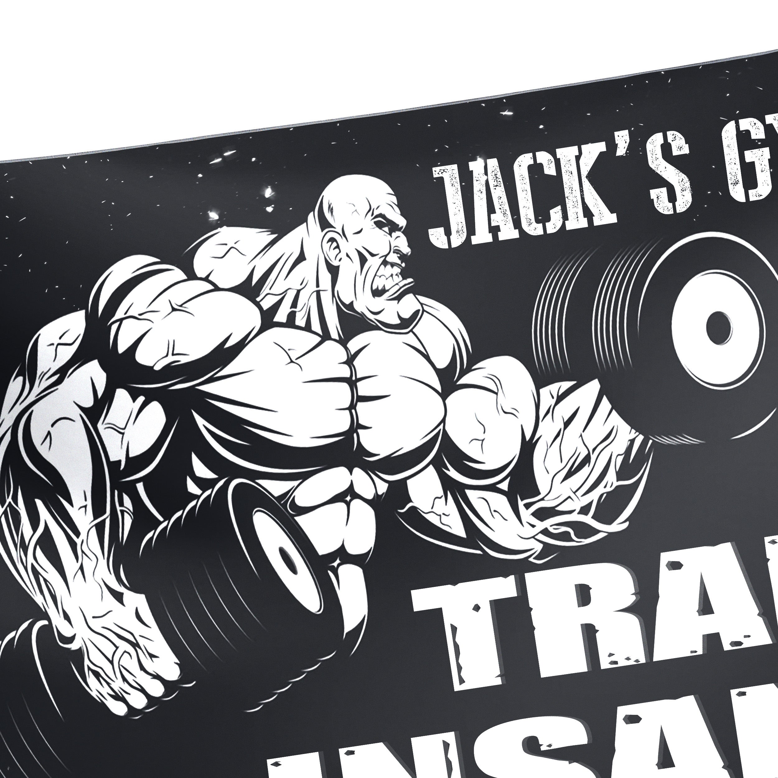 Custom Garage Gym Flags for Home Gym Decor Bodybuilding Motivation Quote 10466