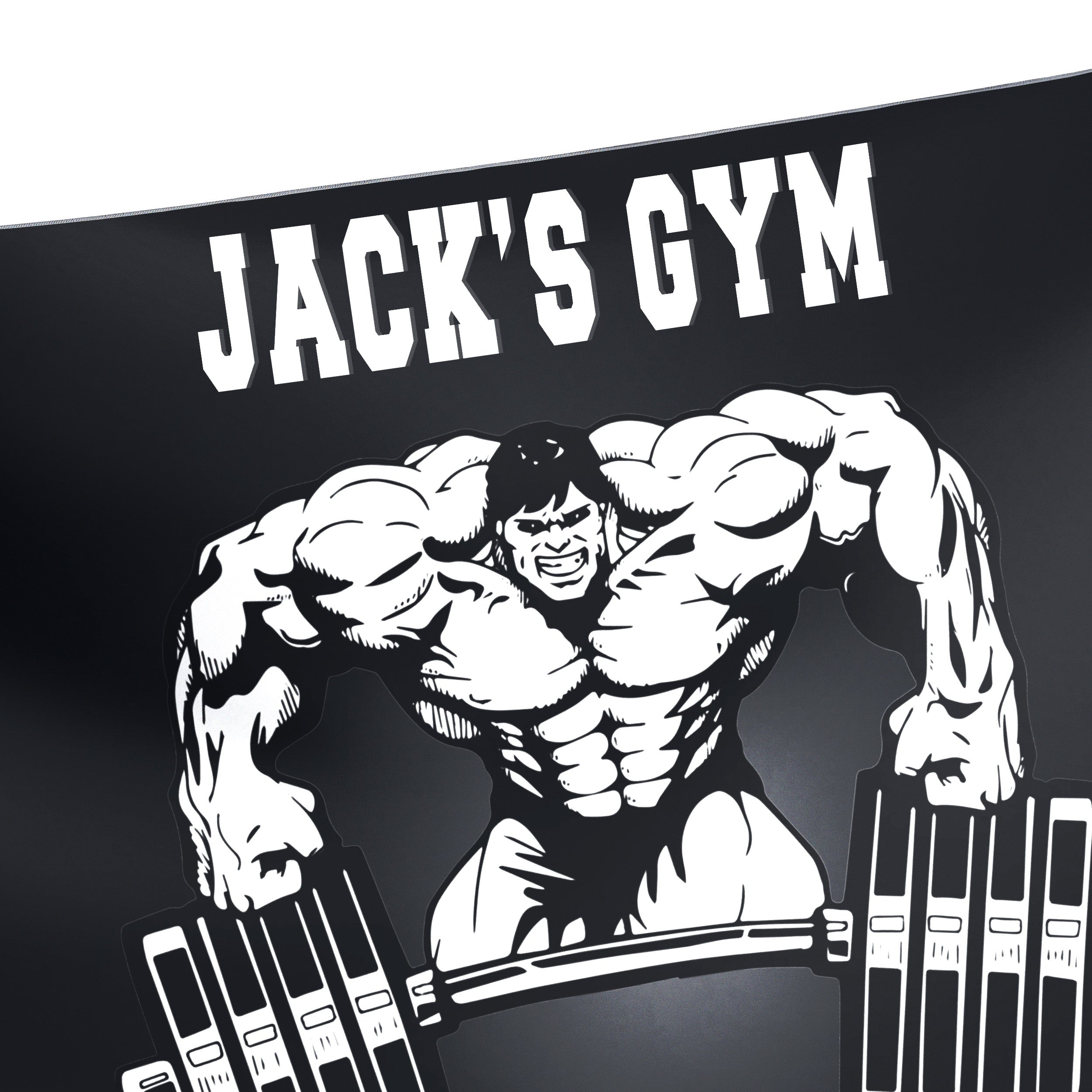 Personalized Hulk Gym Flags and Banners 10542