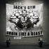 Personalized Bodybuilding Home Gym Decor Muscle Man Banner Flag Tapestry 10551