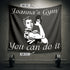 Personalized Fitness Girl Gym Banner Flag 10585