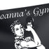 Personalized Fitness Girl Gym Banner Flag 10585