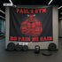 Personalised Gym Banner Flag Home Gym Red Bull Motivational 10678