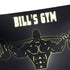 Personalized Gym Banner Flag Muscle Man 10697