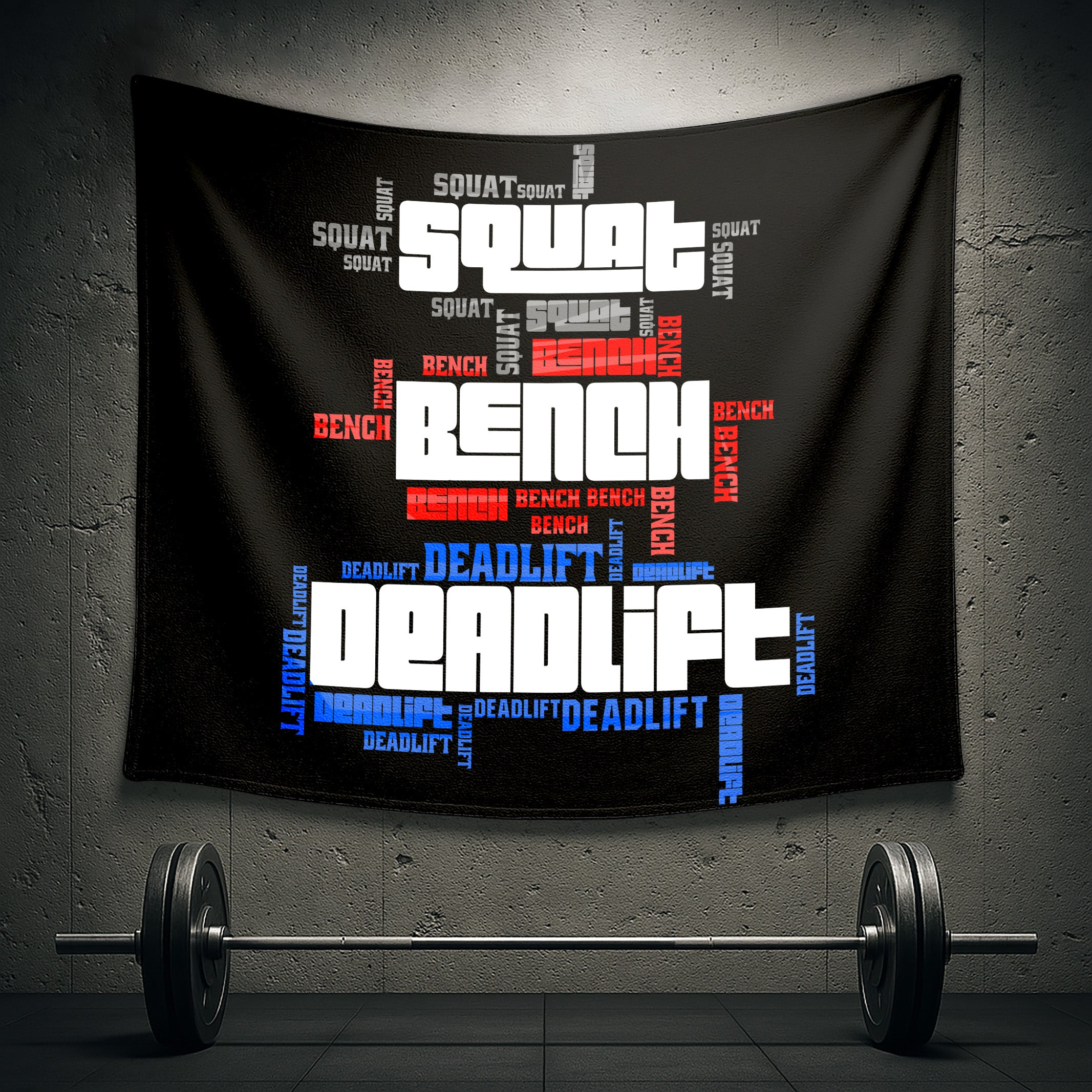 Motivational Quotes Banner Flag Gym Wall Decor For Home Gym 10733