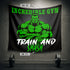 Superhero Inspired Gym Flag: Personalizable Garage and Home Workout Flags 10758