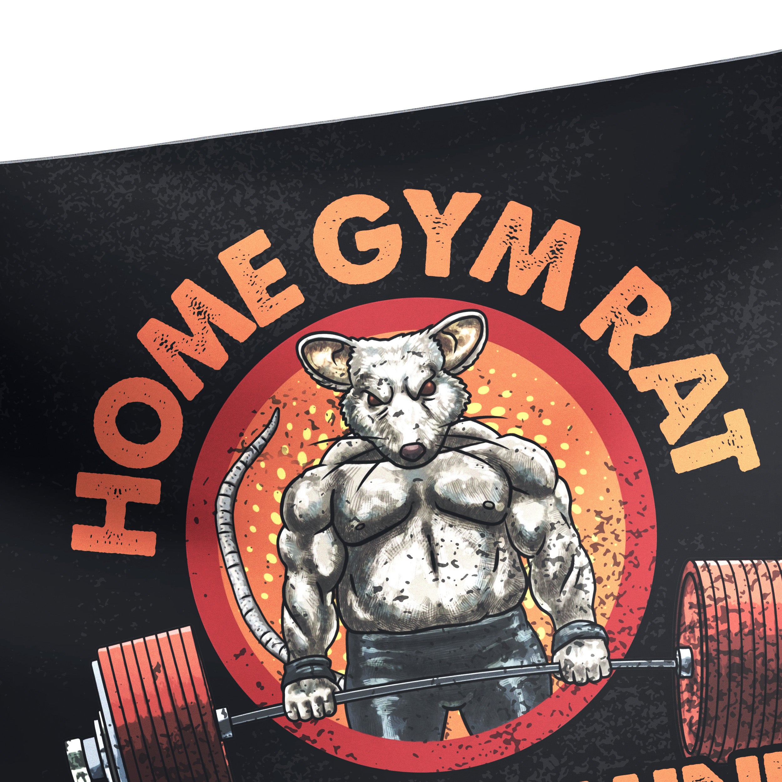 Personalized Home Gym Rat Flags Banner 11120