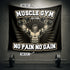 Custom Gym Flags For Muscle Man Cave 11203