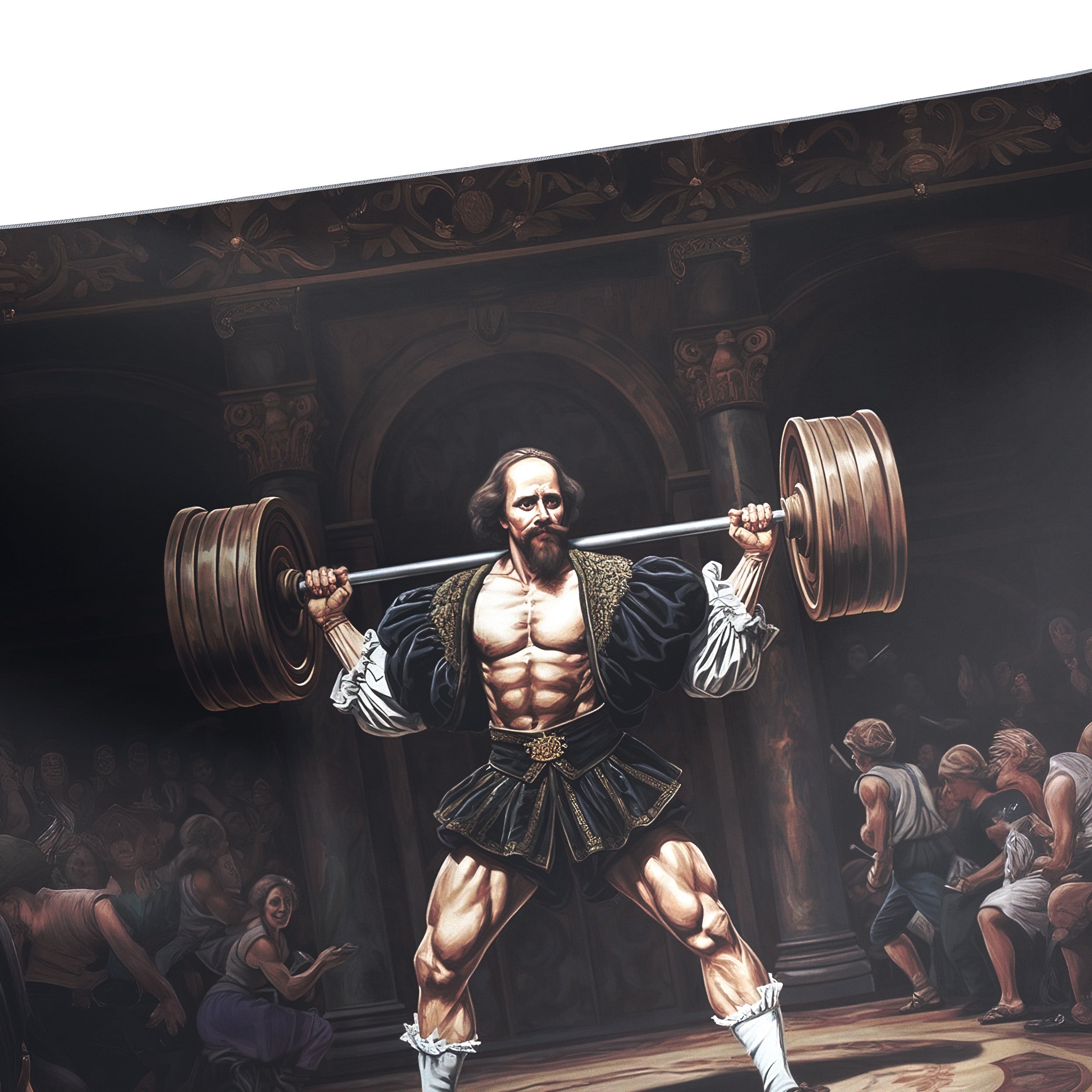 Gym Flag - Authentic Garage Gym Flags & Workout Flags | "Dost Thou Even Hoist, Sir?" Banner 11262