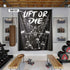 Grim Reaper Lift or Die Custom Gym Flag 11317