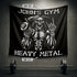 Personalized Gym Flag Grim Reaper Heavy Metal 11335