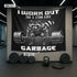 I Work Out So I Can Eat Garbage  Raccoon Weightlifting Flag 11389