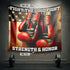 Personallized Boxing Gloves Gym Flag Fight The Good Fight 11394