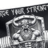 Viking Warrior Gym Banner with Custom Quote for Weightlifters 11436