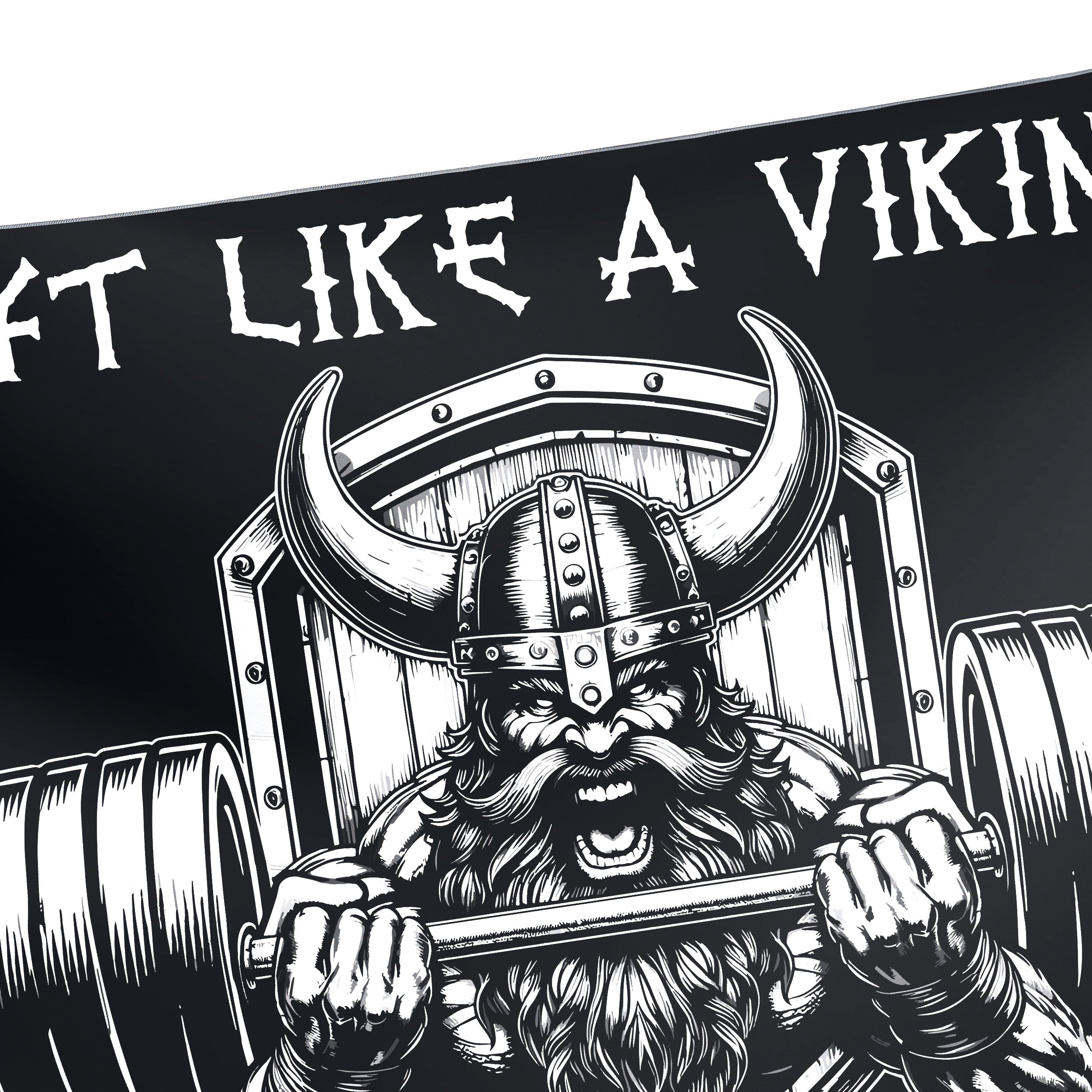 Customizable Viking Gym Banner – Forge Your Strength, Pillage Your Weakness 11437
