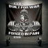 Forged Spartan Home Gym Banner – Born for War, Built in Iron 11453