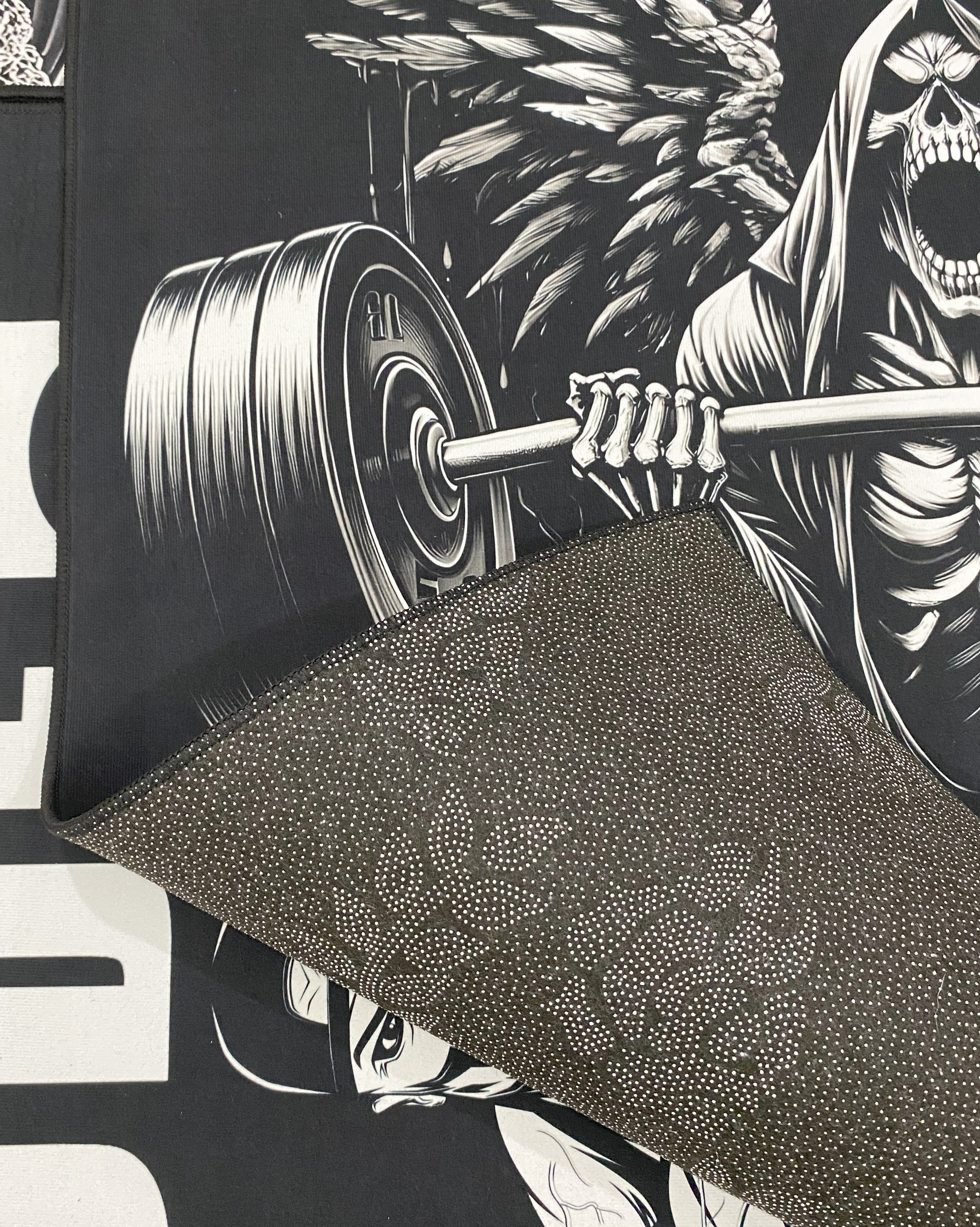 Grim Reaper Lift or Die Custom Gym Rug 11316