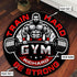 Personalized Bodybuilding Home Gym Decor Train Hard Be Strong Round Rug, Carpet
