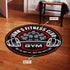 Personalized Home Gym Decor Motivational Quotes Round Rug