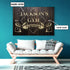 Personalized Home Gym Decor No Excuses Canvas, Wall Art