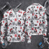 Gym Bodybuilding Skull Christmas Woolen Sweater