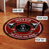 Personalized Home Gym Decor Motivational Quotes Round Rug, Carpet