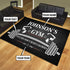 Home Gym Decor Personalized Rug, Carpet Weightlifting Gift