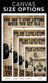 Old Man BodybuildingHome Gym Decor Dont Stop When You Get Old Canvas, Wall Art
