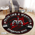 Quality Round Rug for Home Gym - Spartan Motivational Decor Ideas 10926