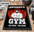 Personalized Bodybuilding Rug Home Gym Decor Muscle Man Gym Gift