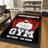 Personalized Bodybuilding Rug Home Gym Decor Muscle Man Gym Gift