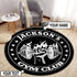 Gym Round Rug Home Gym Decor Fitness Club Bodybuilding gift Dumbbell