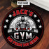 Personalized Bodybuilding Fitness Home Gym Decor Round Rug, Carpet