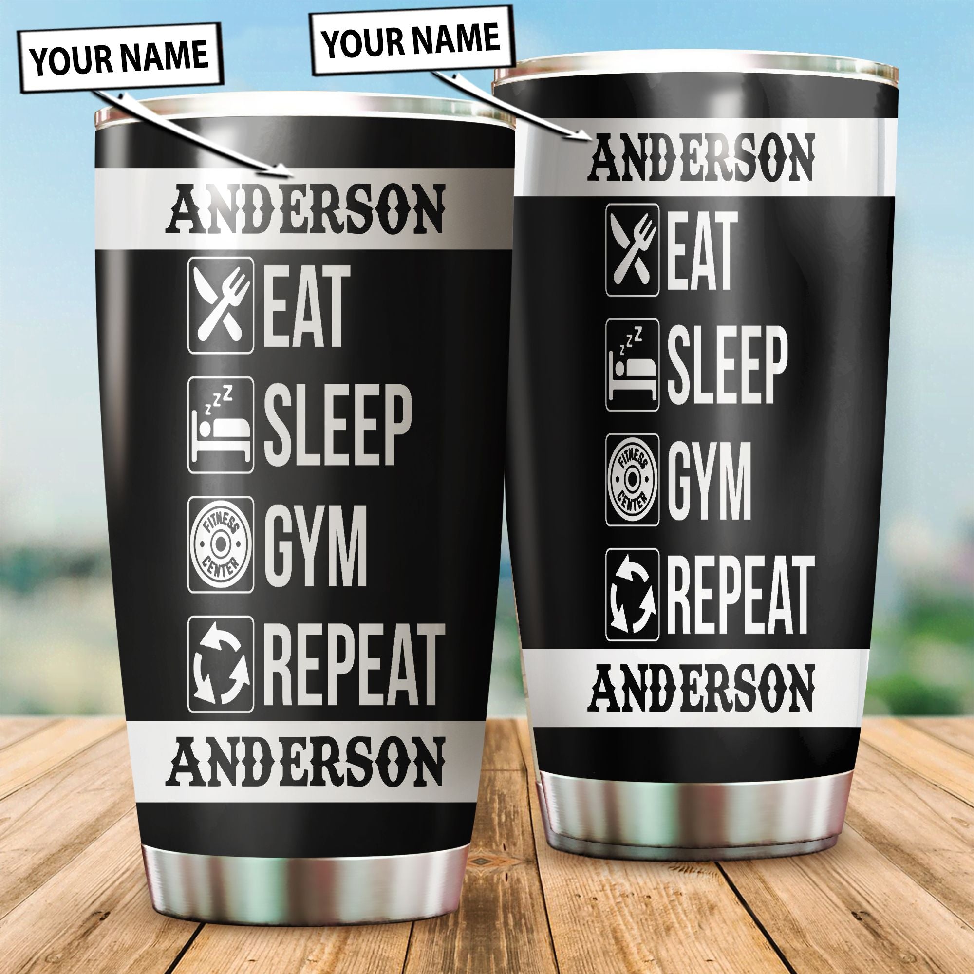 Personalized Gym Life Tumbler Workout Gifts