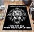 Personalized Bodybuilding Rug Home Gym Decor Old Men Motivation Quotes