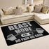 Personalized Bodybuilding Rug Home Gym Decor Beast Mode Gym Gift