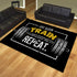 Personalized Bodybuilding Rug Home Gym Decor Eat Sleep Train Repeat Gym Gift