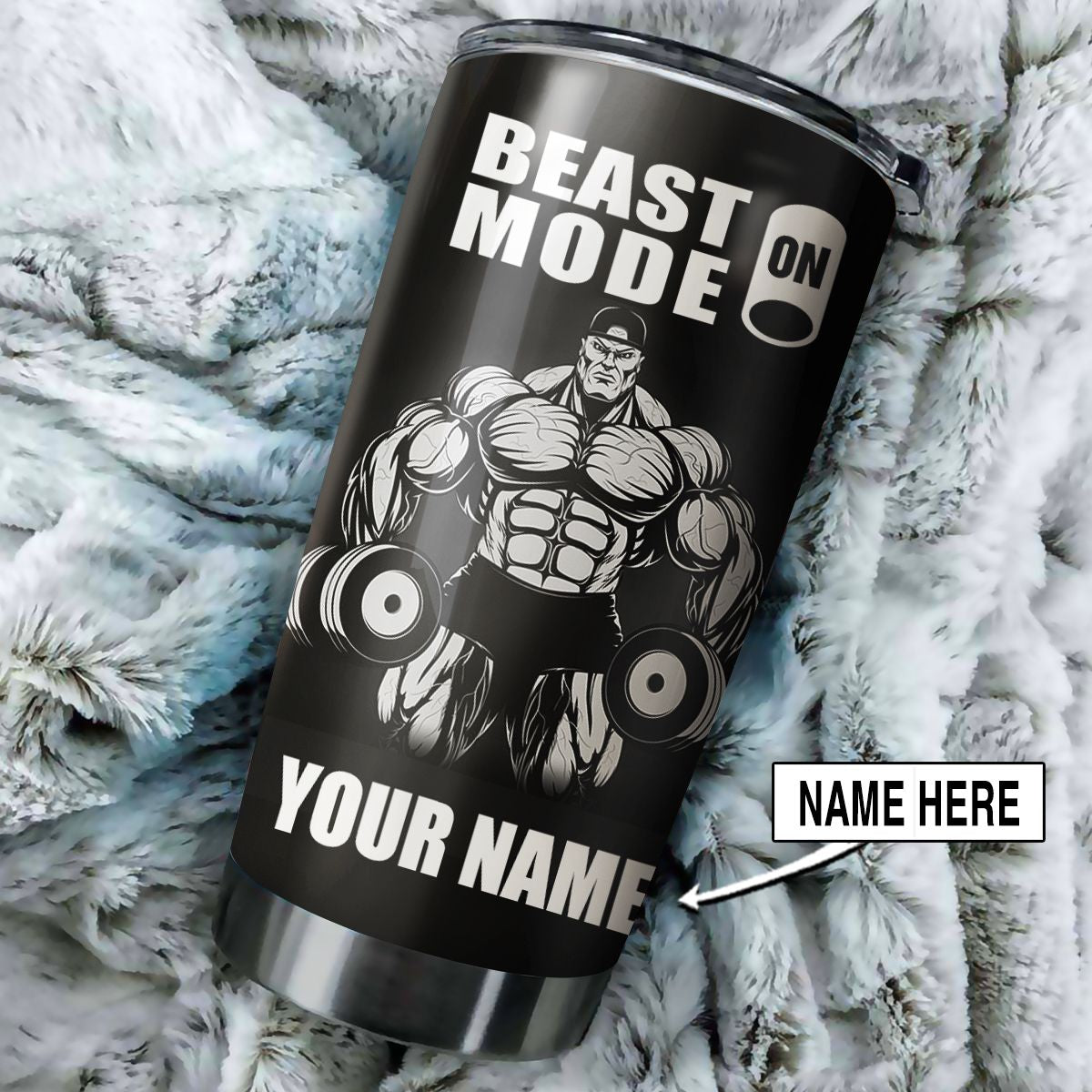 Personalized Bodybuilding Gym Shut Up And Train Tumbler Workout Gifts