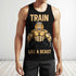 Men Gym Tank Tops Motivational Shirts Train Like A Beast Lion King
