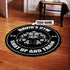 Personalized Bodybuilding Home Gym Decor Shut Up And Train Round Rug, Carpet