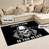 Personalized Bodybuilding Rug Home Gym Decor Skull Bodybuilding Gift