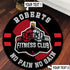 Gym Round Rug Home Gym Decor Fitness Club Bodybuilding gift